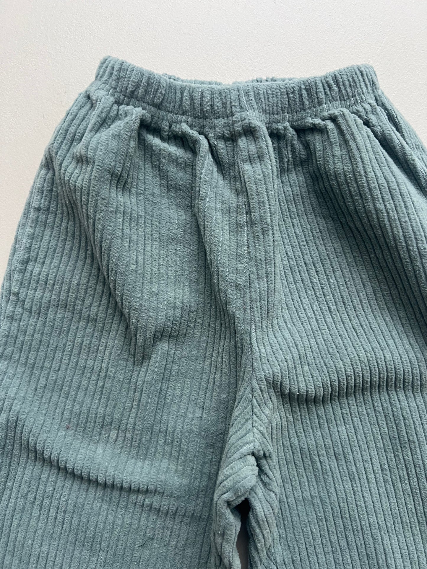 Cord blue pants